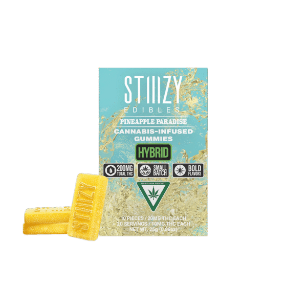 STIIIZY EDIBLES PINEAPPLE PARADISE – 200MG GUMMIES