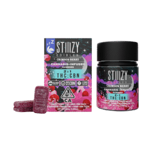 STIIIZY EDIBLES CRIMSON BERRY 2:1 THC:CBN GUMMIES