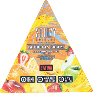 STIIIZY: CARIBBEAN BREEZE STIIIZY EDIBLES – 90MG GUMMY TRIANGLES